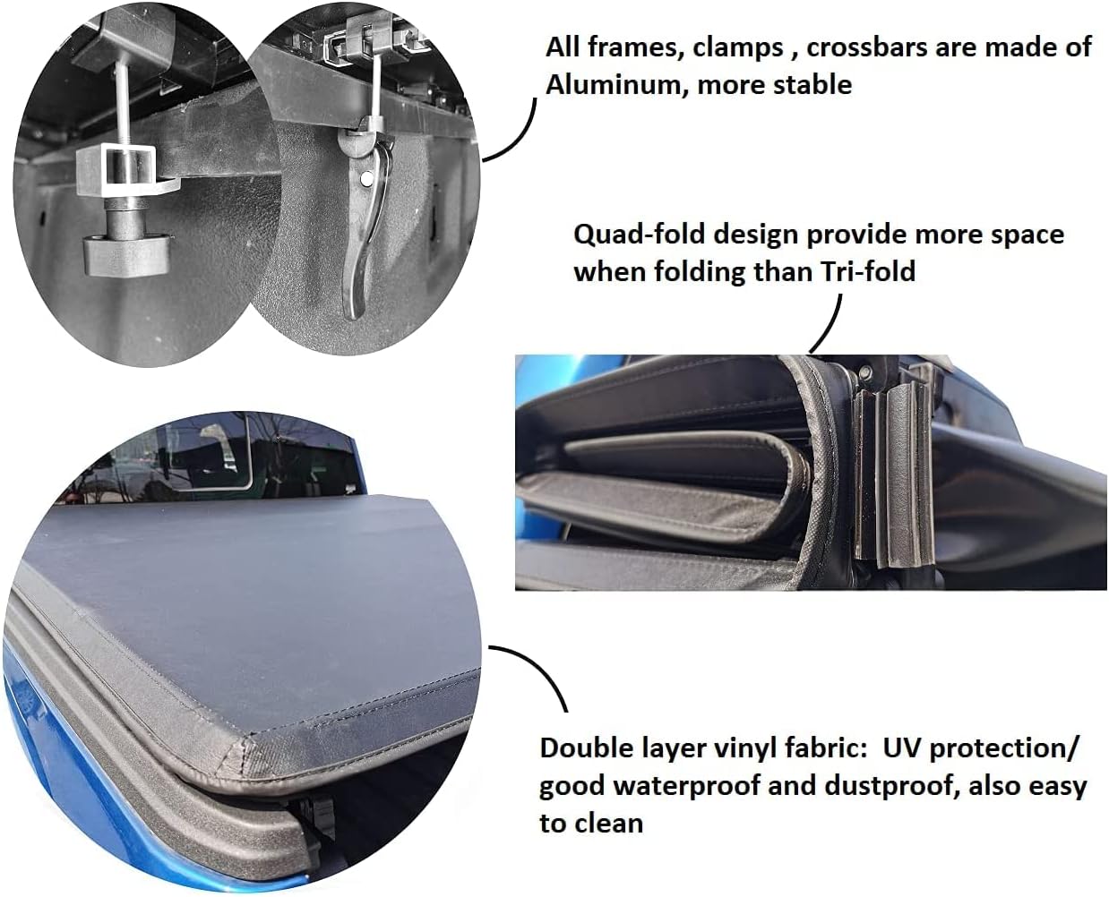 Soft Quad Fold Truck Bed Cover M936