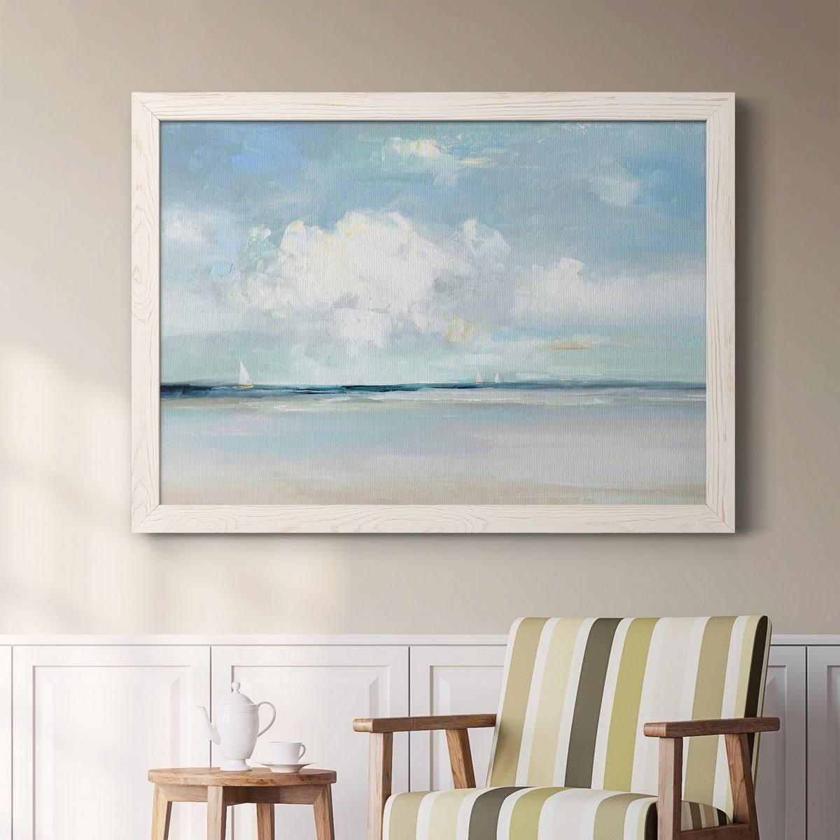 White Framed Canvas 20x24 W7843