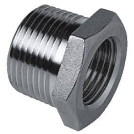 304 Cast Pipe Fitting Hex Bushing 2 x 3/4 NPT Male x Female Pkg Qty 10 O215