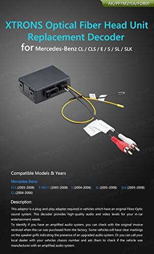 Optical Fiber Head Unit Replacement Decoder C363