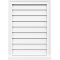 34x22W x 18x22H PVC Gable Vent M43455