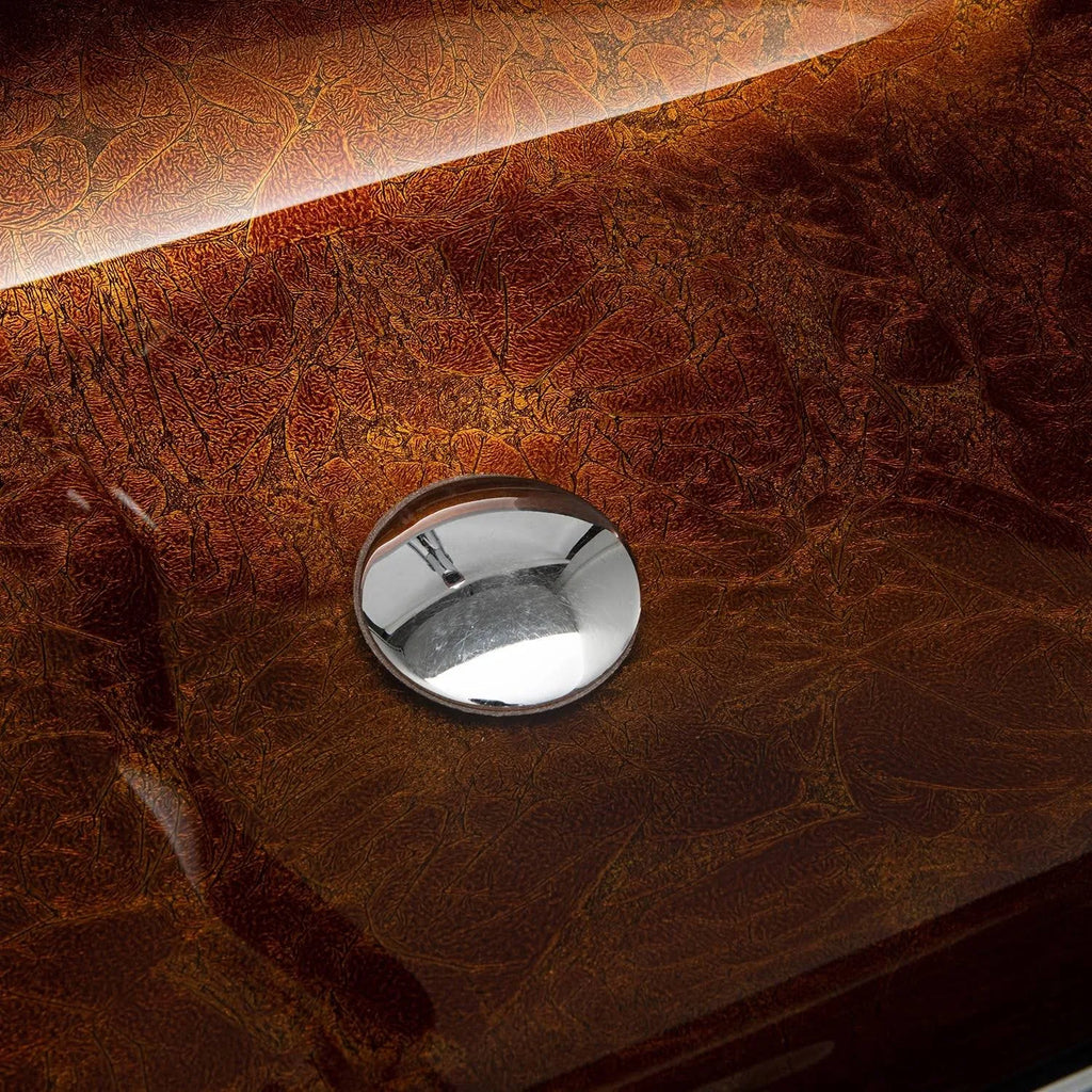 Black Rectangular Vessel Bathroom Sink G709830