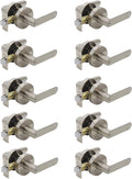 Satin Nickel Privacy Door Knob 10 Pack K64804