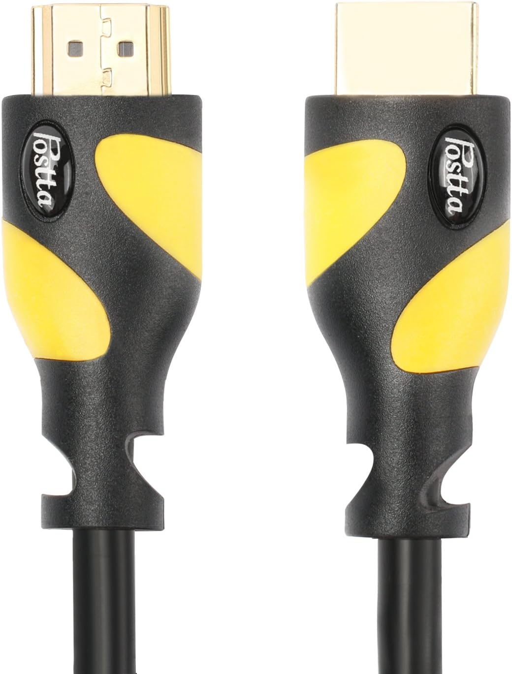 HDMI Cable 100 Feet Yellow with Built-in Signal Booster 4K 1080P Ethernet Audio Return 1 Pack G96033