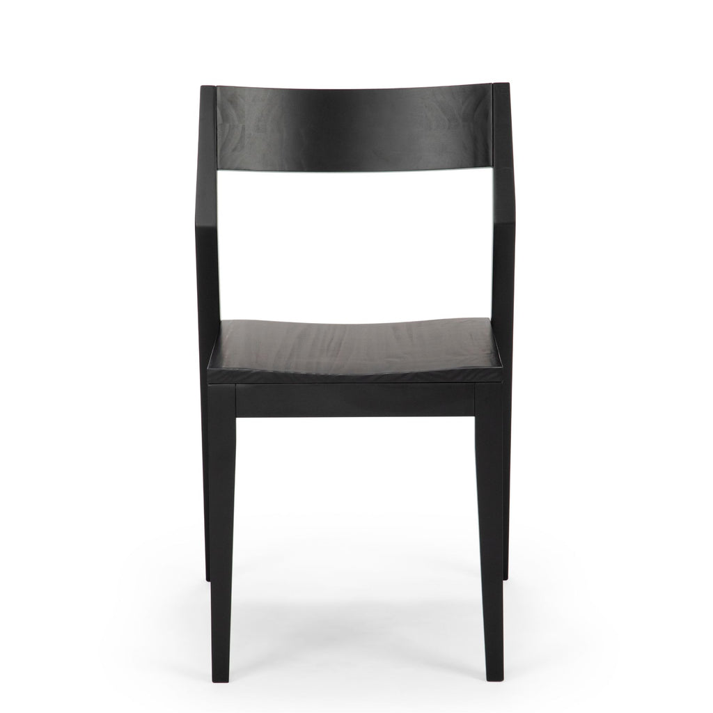 Black Solid Wood Dining Chair E20168