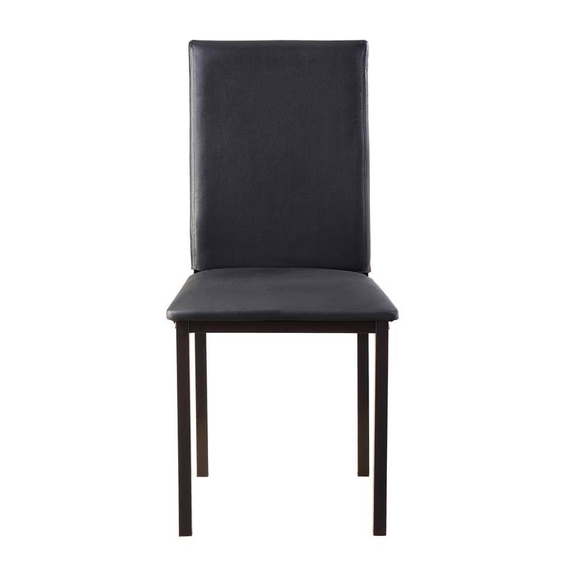 5-Piece Metal Dining Set in Black T442