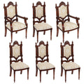 Set of 2 Armchairs and 4 Side Chairs R9184