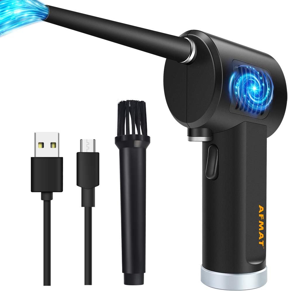 Cordless Compressed Air Duster Rechargeable 6000mAh Pack of 2 S827