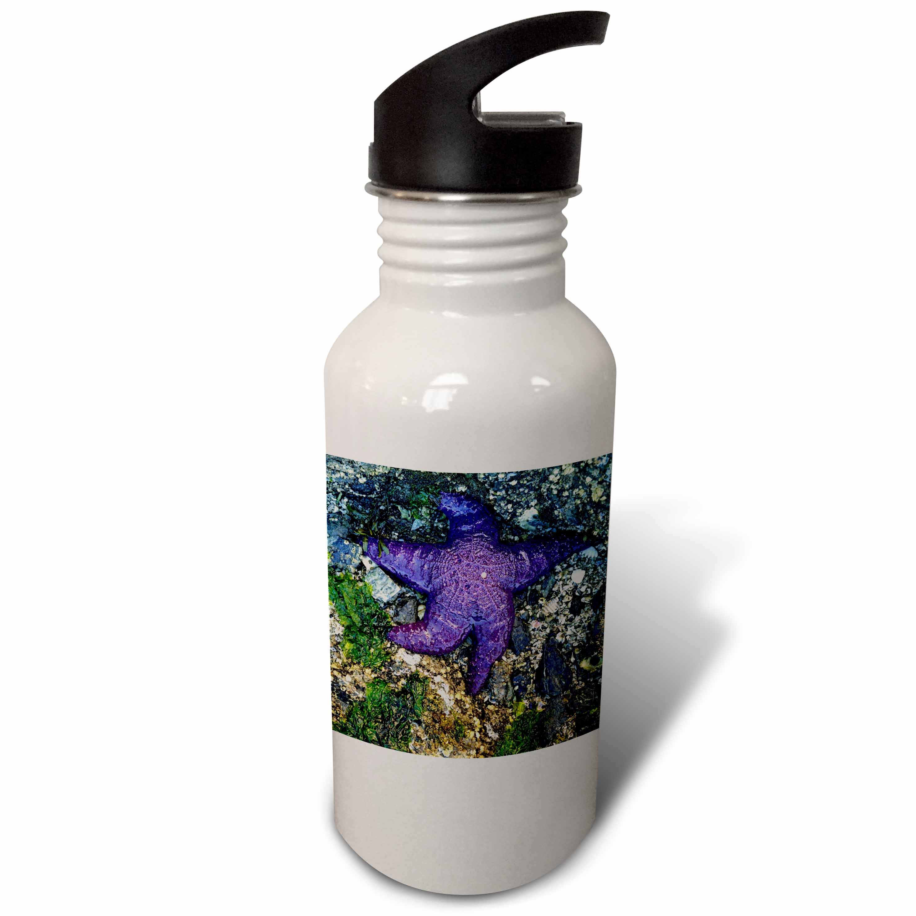 Purple Star Starfish 21 oz Sports Water Bottle I8292