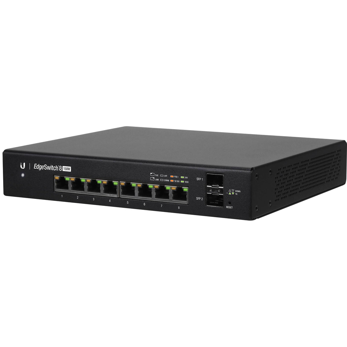 8 PoE+ Managed L3 Switch with 2 Gigabit SFP Ports U45748