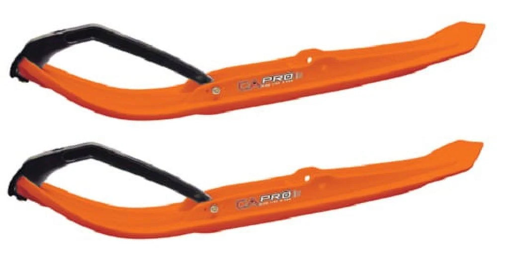 Orange MTX Snowmobile Skis with 7.5" Shaper Bars Complete Kit A476918