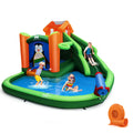 Inflatable Water Park Slide Bouncer with Splash Pool and Blower E4998