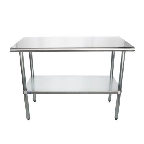 48x22 x 24x22 Stainless Steel Work Table with Under Shelf Y670