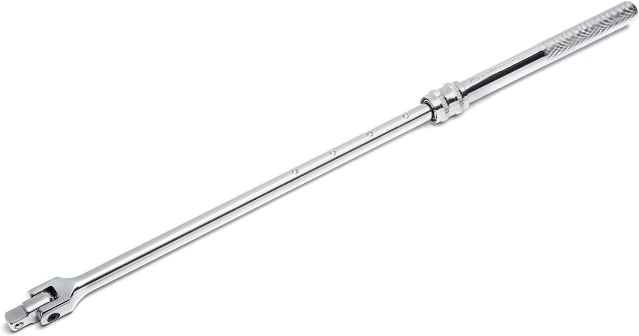 1/2" Drive Extendable Flex Handle/Breaker Bar, 18" -24", Pack of 2 J111075