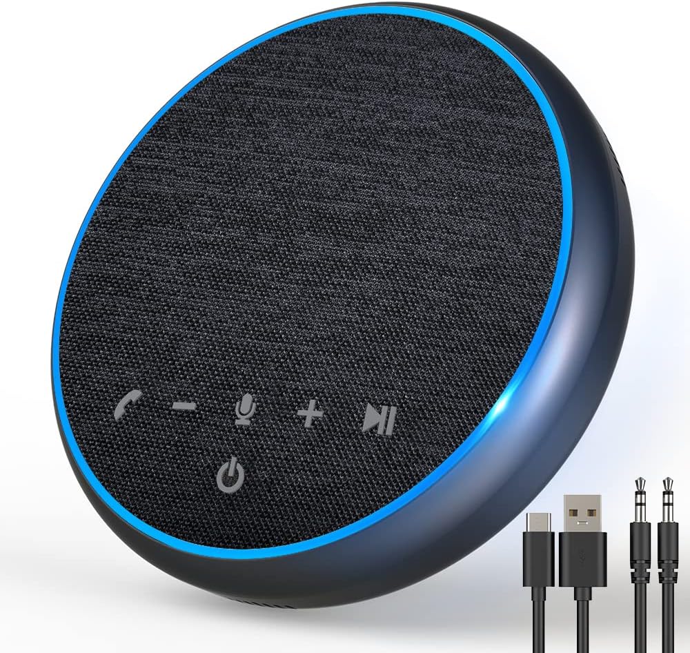 Bluetooth Conference Speaker with 3 AI Microphone H556658