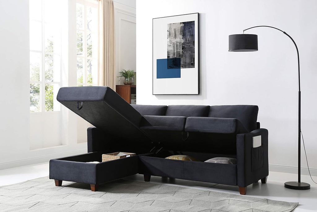 Black Sectional W511
