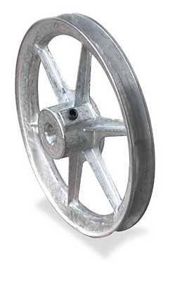 3.50x22 x 5/8x22 Single Groove Fixed Bore Die Cast Pulley Q872