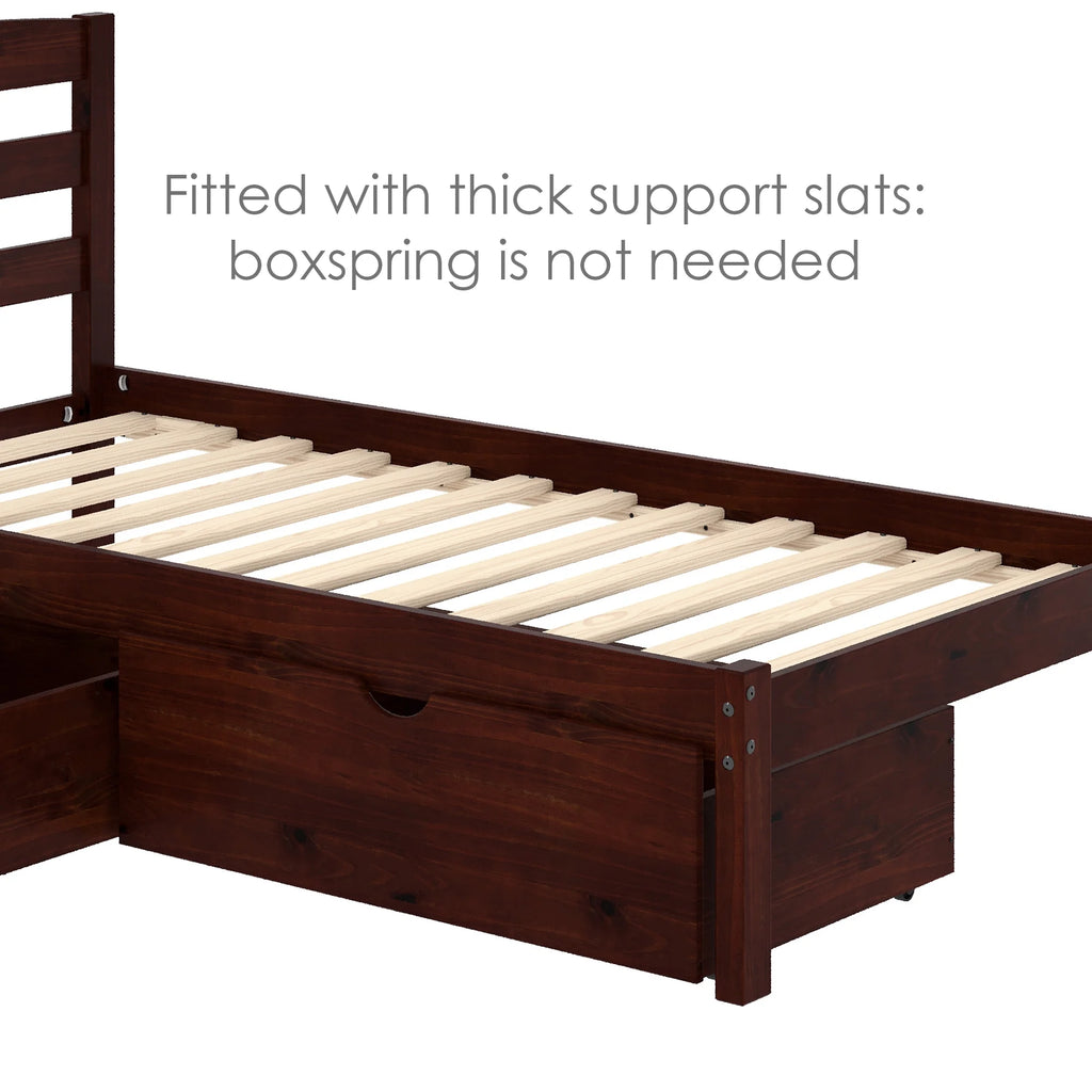 Twin Bed with Two Storage Drawers J971086
