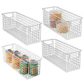 Metal Wire Kitchen Pantry Food-Storage Organizer Basket Y948