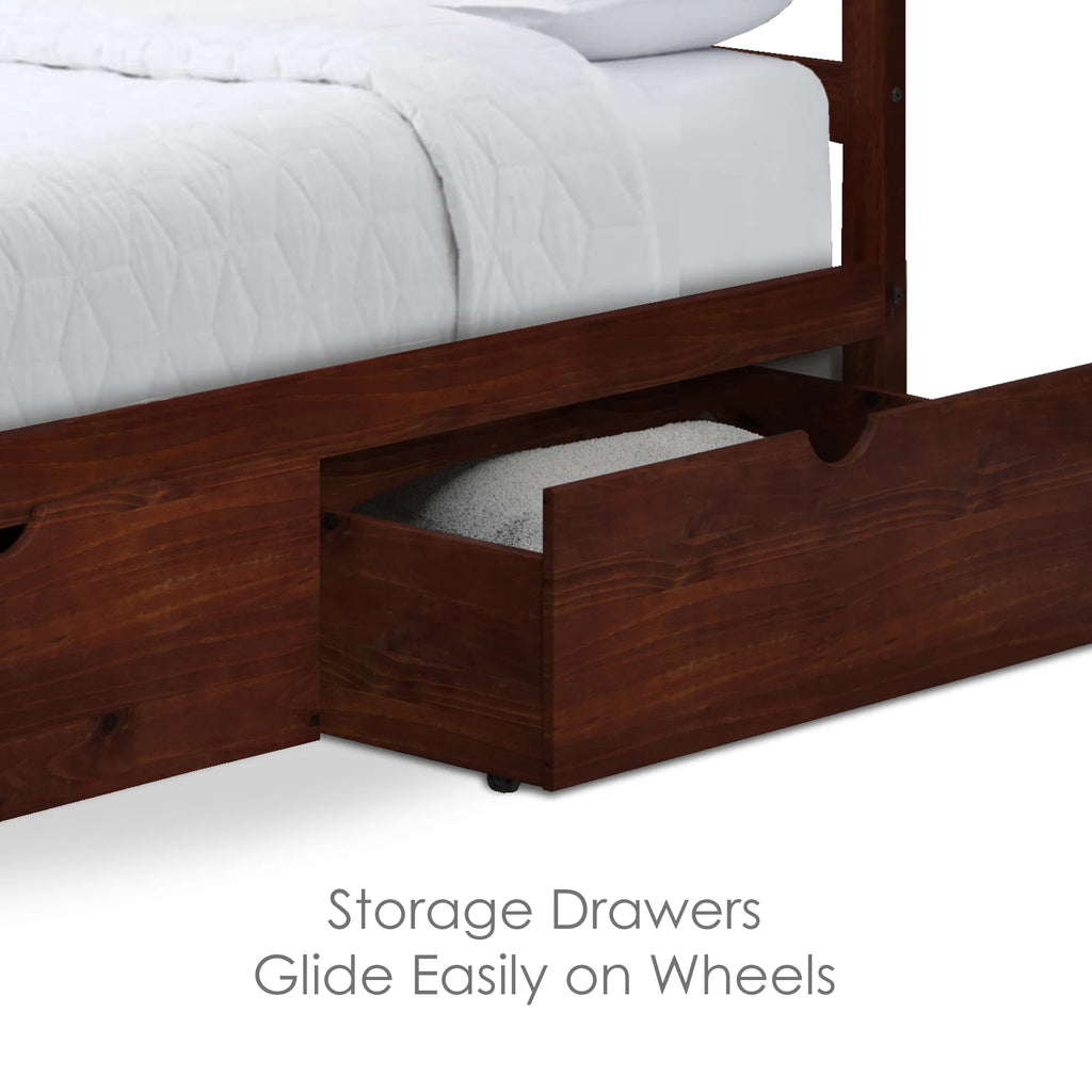 Twin Bed with Two Storage Drawers J971086