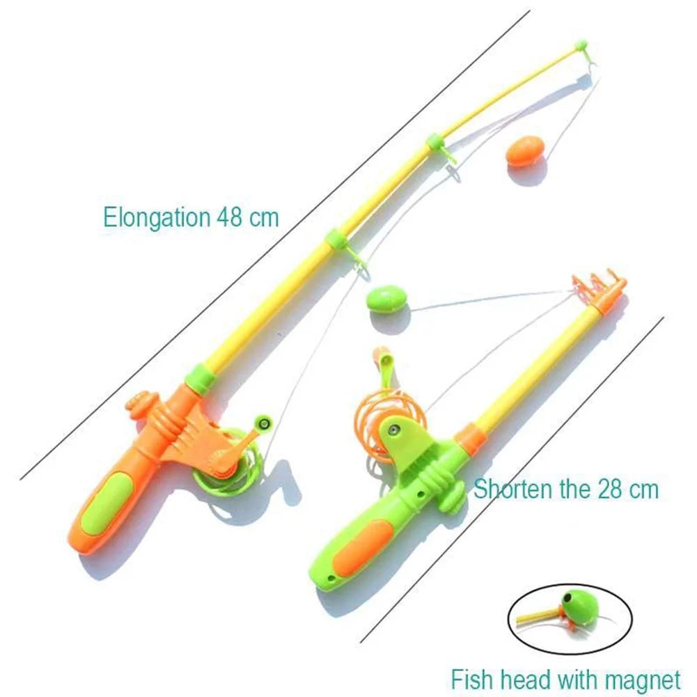 7 Pcs Plastic Magnetic Fishing Toy Baby Bath Toys Z3799