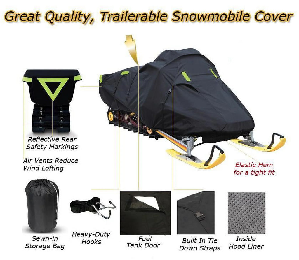 Trailerable 600 Denier Snowmobile Cover T642211