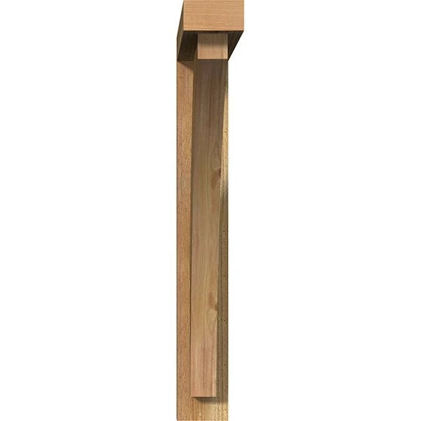 Thorton Block Bracket with Offset Brace, Western Red Cedar B560252
