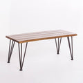 Teak Finished Rectangle Acacia Wood Outdoor Coffee Table D859