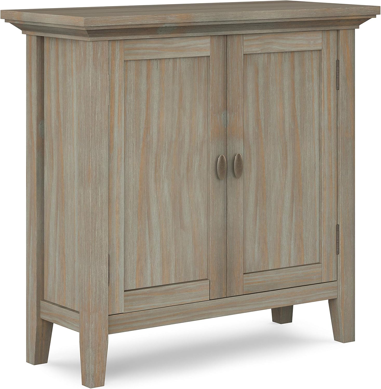 Brunette Brown Solid Wood Low Storage Cabinet C1495