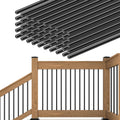 50pack 26" x 3/4" Black Aluminum Deck Balusters T648205