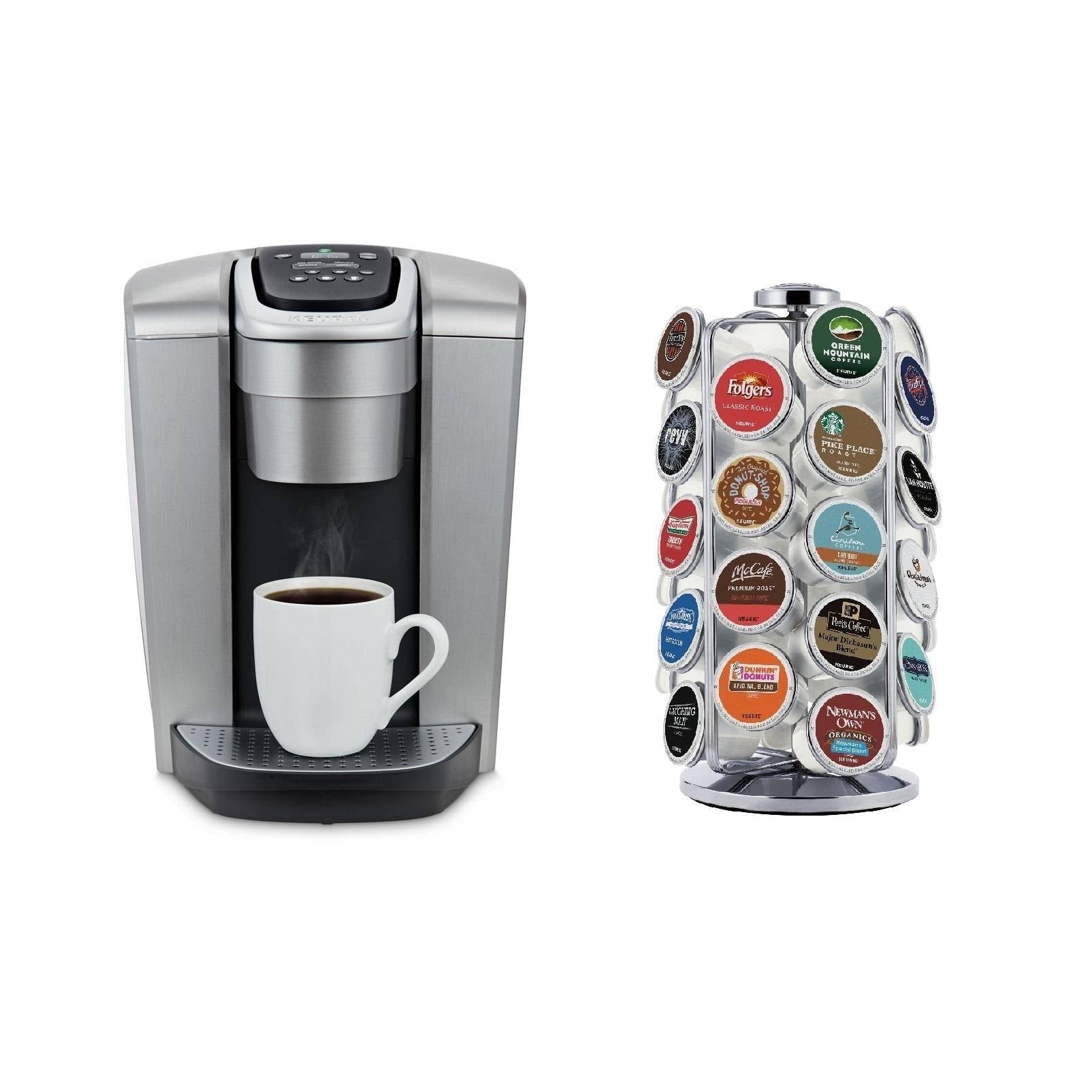 Brushed Silver Pod Coffee Brewer I824572