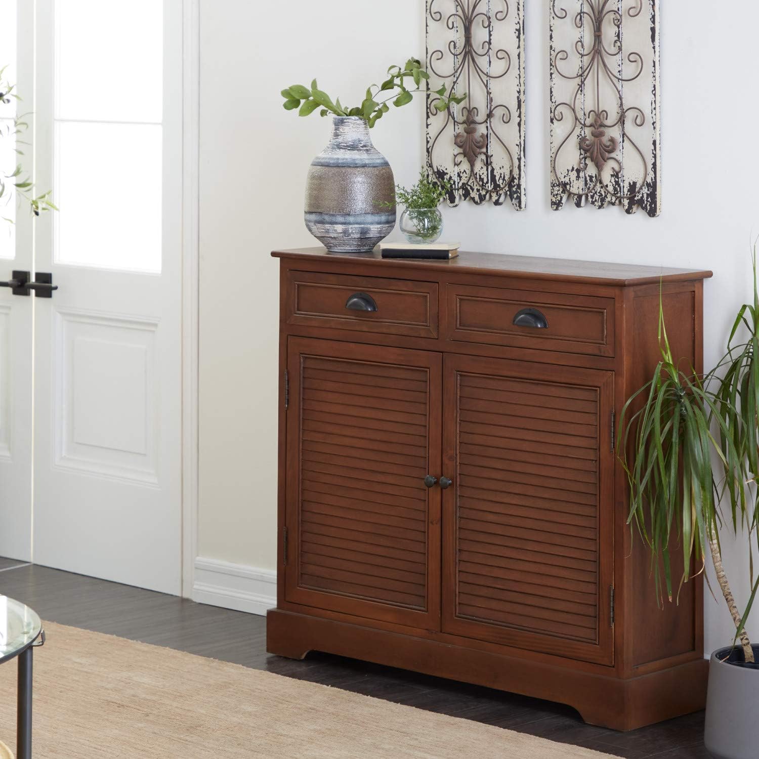 White Wood Cabinet G52191