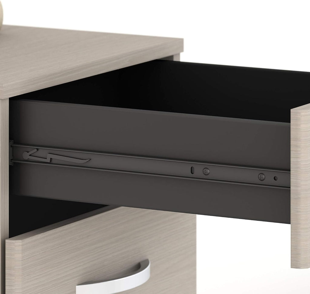 3 Drawer Mobile File Cabinet Sand Oak T9307