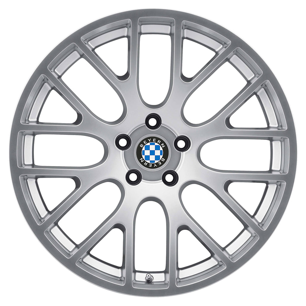 Hyper Silver 19x9.5 5x120 ET15 Rims M8726