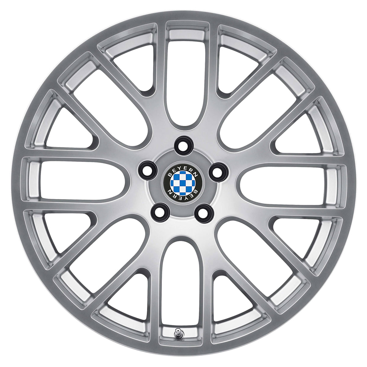 Hyper Silver 19x9.5 5x120 ET15 Rims M8726