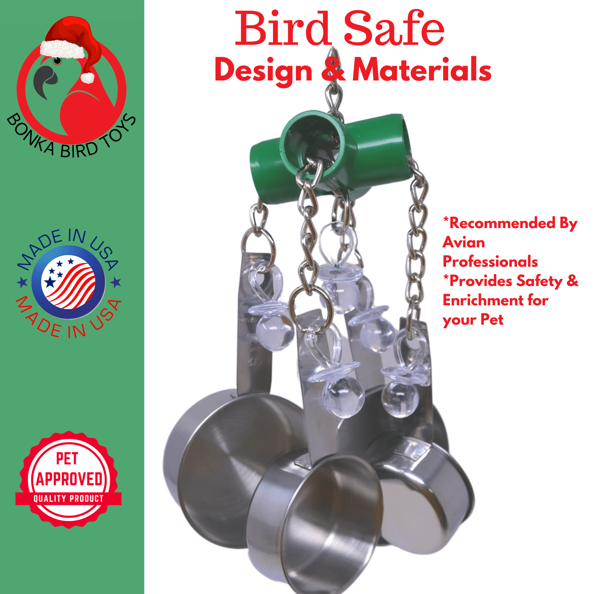 Green Clacker Bird Toys C841661