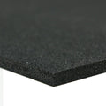 Black 1/4x22 Thick x 4ft Width x 8ft Length Rubber Sheet F924