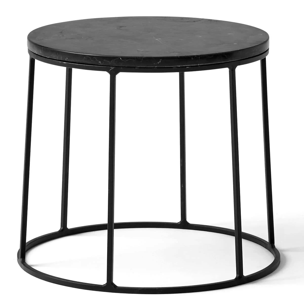 White Marble Top Wire Menu K249