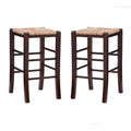 Brown Backless Counter Stool 2-Piece Set B751