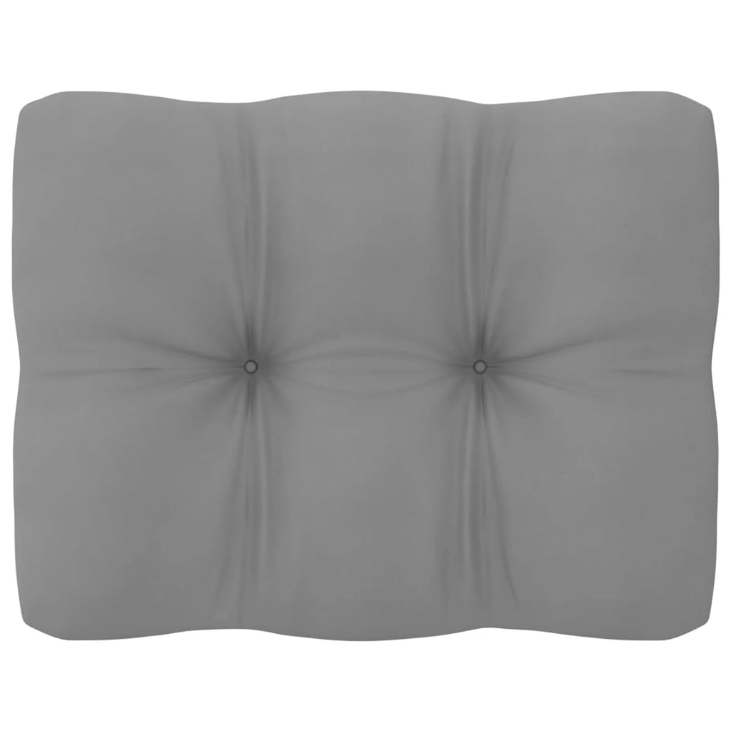 6 Piece Gray Cushioned Pinewood Sectional Sofa Set F632098
