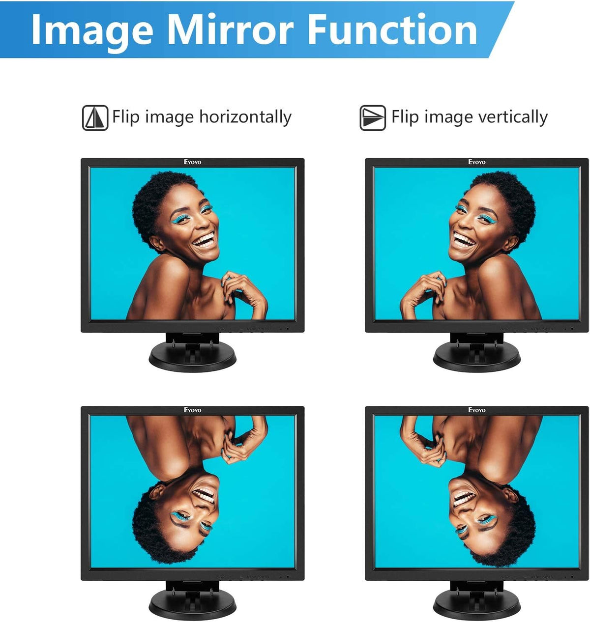 14 inch LCD HDMI Monitor with Built-in Speakers and Remote H774