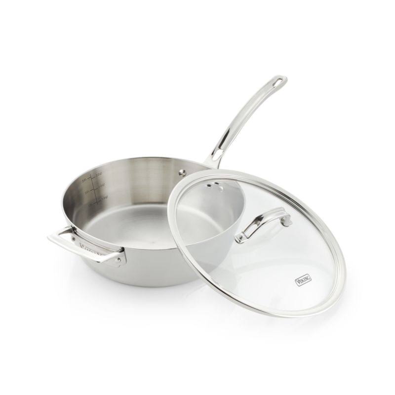 3.6 Quart Stainless Steel Saute Pan with Lid J23965