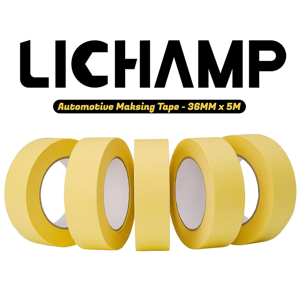 30-Pack Automotive Masking Tape Yellow 36mm x 55m P79327