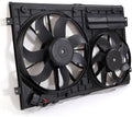 Engine Radiator Dual Fan Assembly Compatible with Volkswagen Audi 2.0L 1984CC F4181