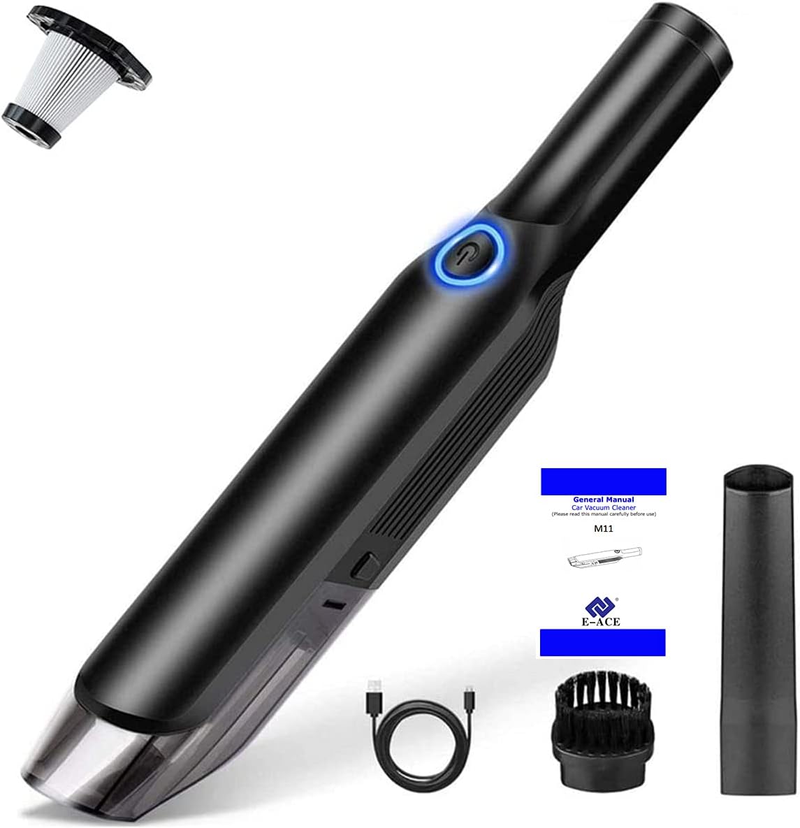 Cordless Rechargeable Mini Handheld Car Vacuum Cleaner F99941