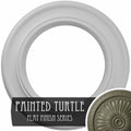 20 7/8 inchod x 12 7/8 inchid x 1 inchp Ceiling Medallion H3419