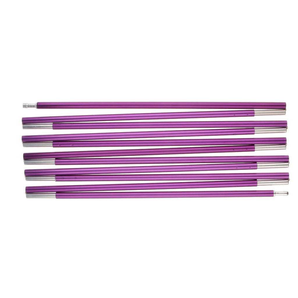 Aluminum Alloy 11 Section Tent Poles 320cm Fuchsia C65764