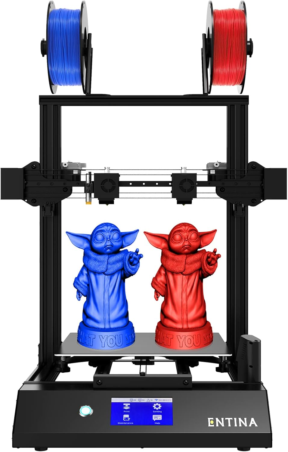 3D Printer with Independent Dual Extruder, 300x300x400mm A9110