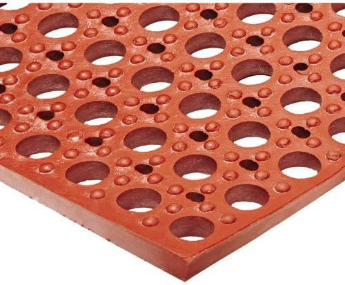 Red Interlock Drainage Mat O2378
