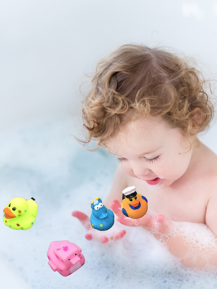 50 Pcs Assorted Rubber Duck Bath Toys I894
